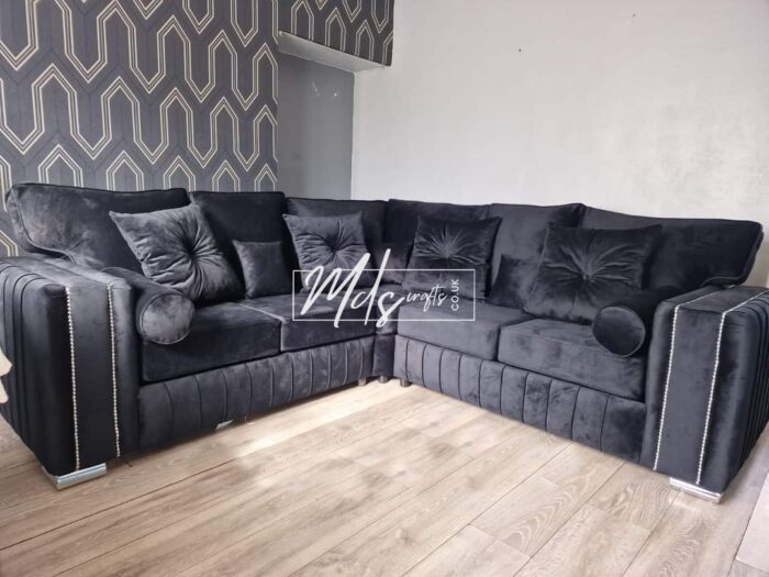 versace black grey sofa bed